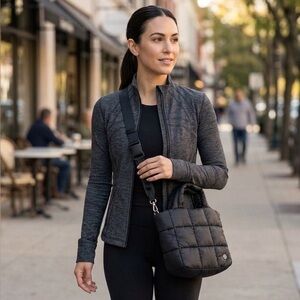 Lululemon Quilted Grid Tote Bag Mini 5L